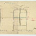 Plan - the single- and double-arched windows of the Museum of Applied Arts, 3rd floor