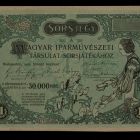 Műlap - ticket for the lottery organized by the Hungarian Association of Applied Arts