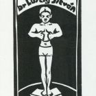 Ex-libris (bookplate) - Dr. István Lustig