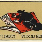 Ex-libris (bookplate) - Ernő Vidor