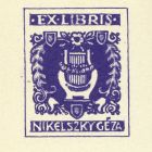 Ex-libris (bookplate) - Géza Nikelszky (ipse)