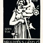 Alkalmi grafika - New Year's greeting: Dr. László S. Illyés Happy New Year 1937