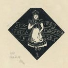 Ex-libris (bookplate) - Finita M. Gomez