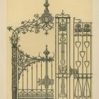 Design sheet - design for wrought iron garden gates