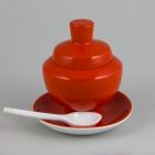 Mustard pot with spoon
