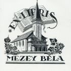 Ex-libris (bookplate) - Béla Mezey