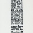 Ex-libris (bookplate) - Gyula Kemény