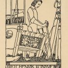 Ex-libris (bookplate) - The book of Henrik Sipos