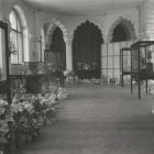 Interior photograph - rearrangement of the ceramics storage in the Museum of Applied Arts in 1959