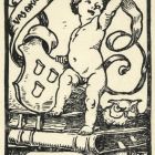 Ex-libris (bookplate) - The book of Gyula Vastagh