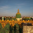 Architectural photograph - roofs from west, Museum of Applied Arts