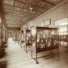 Exhibition photograph - haban ceramics in the permanent exhibition of the Museum of Applieds Arts, in the" Hungarian Room"