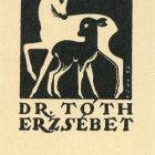 Ex-libris (bookplate) - Dr. Erzsébet Tóth