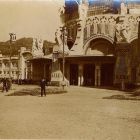 Exhibition photograph - Main entrance of the big exhibition building, Turin International Exhibition of Decorative Art, 1902.