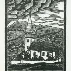 Ex-libris (bookplate) - Welt Bertha