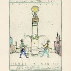 Ex-libris (bookplate) - Gianni Mantero