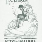 Ex-libris (bookplate) - Petri de Balogh