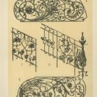 Design sheet - design for ironwork gate and stair railing