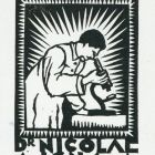 Ex-libris (bookplate) - Dr. Nicolae Igna