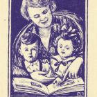 Ex-libris (bookplate) - Mrs. Dr. Kálmán Jüngling