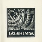 Ex-libris (bookplate) - Imre Lélek