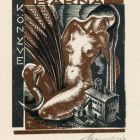 Ex-libris (bookplate) - Book of Barna Fehér