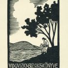 Ex-libris (bookplate) - Book of Erzsike Vidovszky