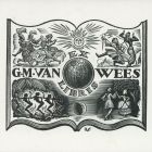 Ex-libris (bookplate) - GM van Wees