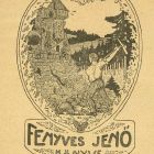 Ex-libris (bookplate) - The book of Jenő Fenyves