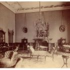 Interior photograph - so called pink small room in Géza Batthyány's Palace (Teréz boulevard 13.)