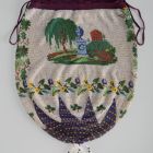 Women small bag - with view of a landscape garden