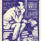 Ex-libris (bookplate) - Dr Kálmán Jüngling