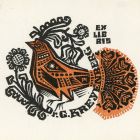 Ex-libris (bookplate) - Dr. G. Kreyenberger