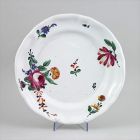 Plate - With 'deutsche Blumen' decoration