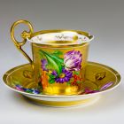 Ornamental cup and saucer