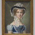 Miniature portrait - Caroline Augusta of Bavaria, Empress of Austria