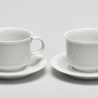 Teacup and saucer (part of a set) - Prototype of the Kitchen Program for Prefabricated Houses