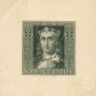 Bélyeg - Stamp design (St. Imre)