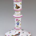 Candlestick - decorated with flowers, insects and birds