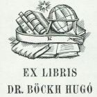 Ex-libris (bookplate) - Dr. Hugó Böckh