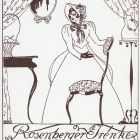 Ex-libris (bookplate) - Book of Irénke Rosenberger