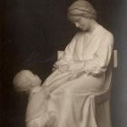 Photograph - Mother with child, porcelain figurine, by Plockross-Juringer