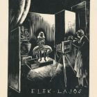 Ex-libris (bookplate) - Lajos Elek