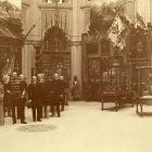 Exhibition photograph - artworks of the Hussar-room of the historical pavilion of the Paris Universal Exposition 1900,  displayed previously in the Museum of Applied Arts