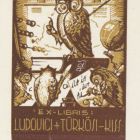 Ex-libris (bookplate) - Ludovici Tükrösi-Kiss