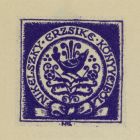 Ex-libris (bookplate) - From the books of Erzsike Nikelszky