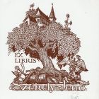 Ex-libris (bookplate) - Jenő Székely