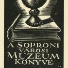 Ex-libris (bookplate) - Book of the Sopron City Museum