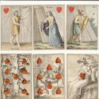 Playing card - card almanac for the year 1806