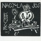 Ex-libris (bookplate) - The book of Lajos Nagy